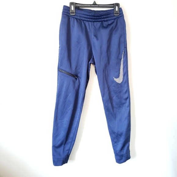 nike dri fit pants blue